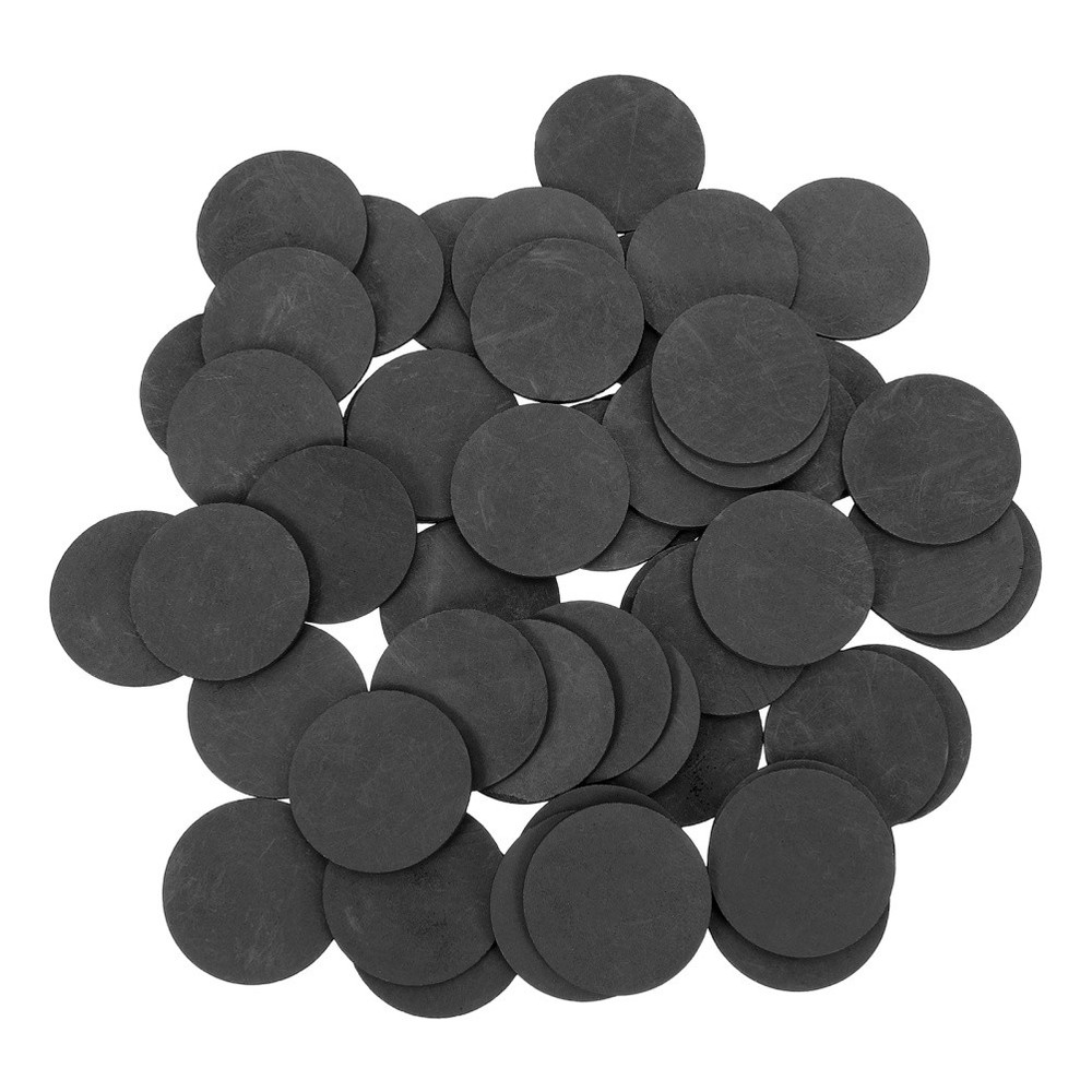 50 Pcs High Temperature Resistant Graphite Sheet Electrode Disk Block