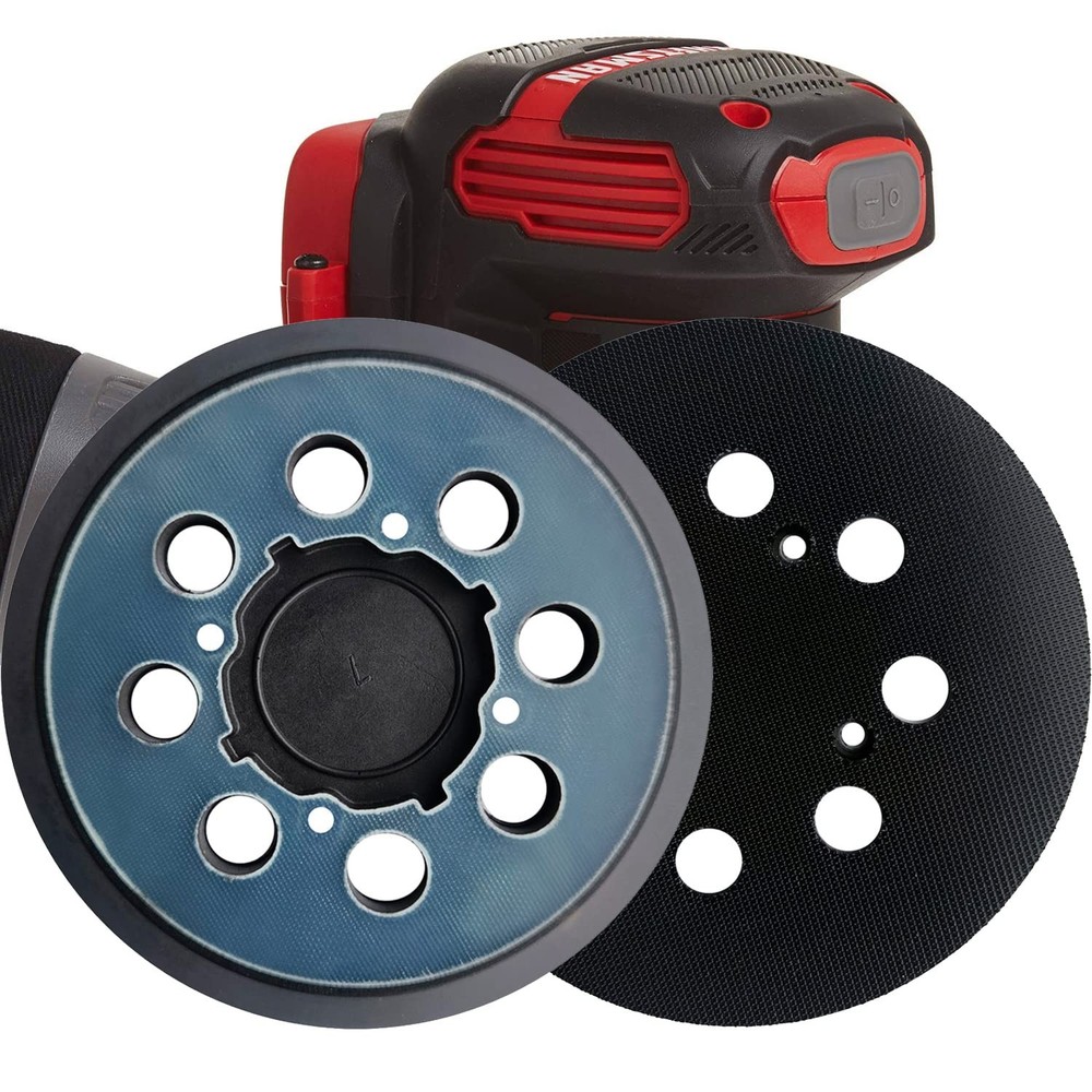 2 Pack 5 Inch 8 Hole Hook and Loop Replacement Sanding Backing Pad Sander Pad fo