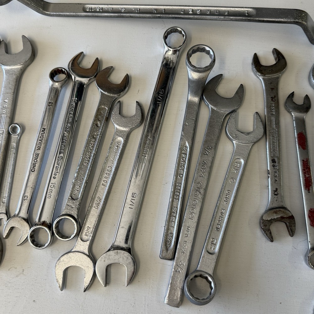 Random Mixed Wrench Tools Lot - Mostly Vintage - See Pics