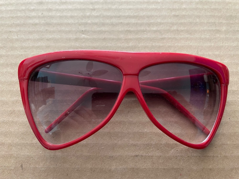 Vintage RED Oversized Sunglasses Korea