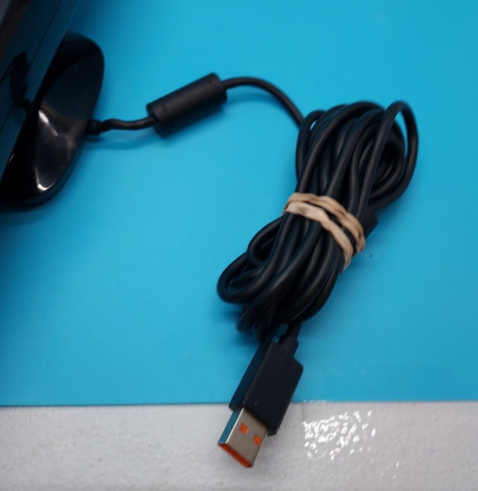 XBOX 360 KINECT • Microsoft SLR Motion Sensor Bar Attachment Black With Cord