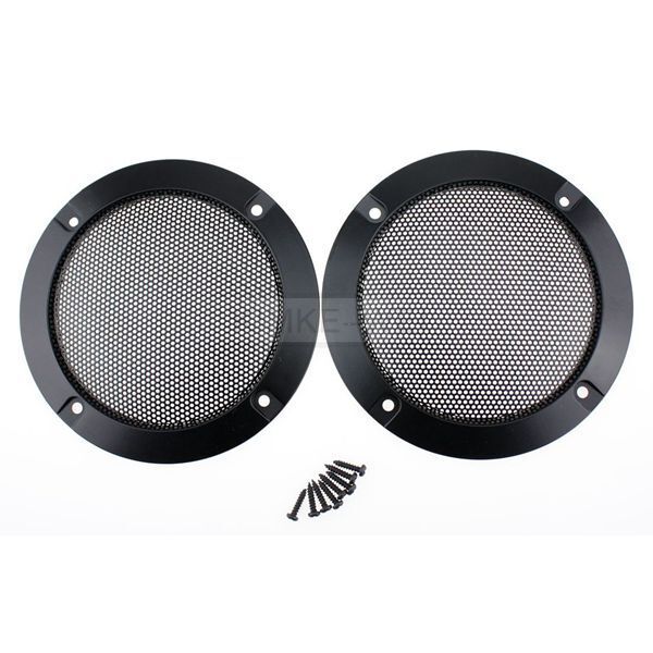 2pcs 4"Inch Matt Type Circle Speaker Decorative Circle With Protective Grille
