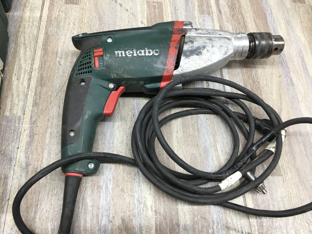 Metabo SBE 710 110v Drill WITH MORE EXTRA BITS TESTED NICE IN BOX