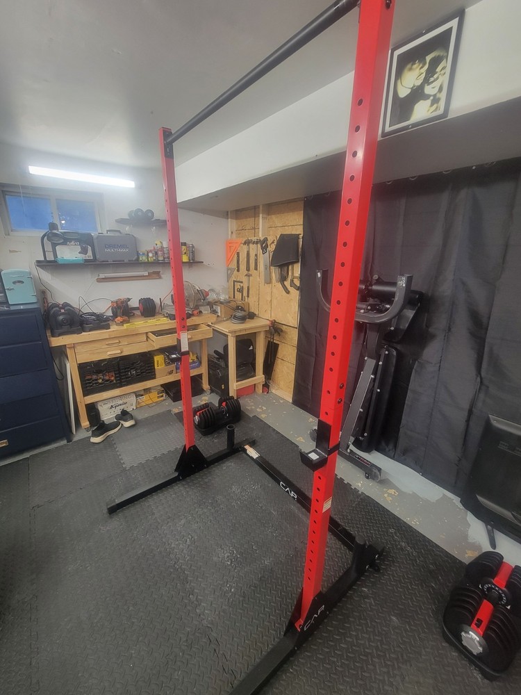 CAP Squat Rack/pullup Station w/J-hooks
