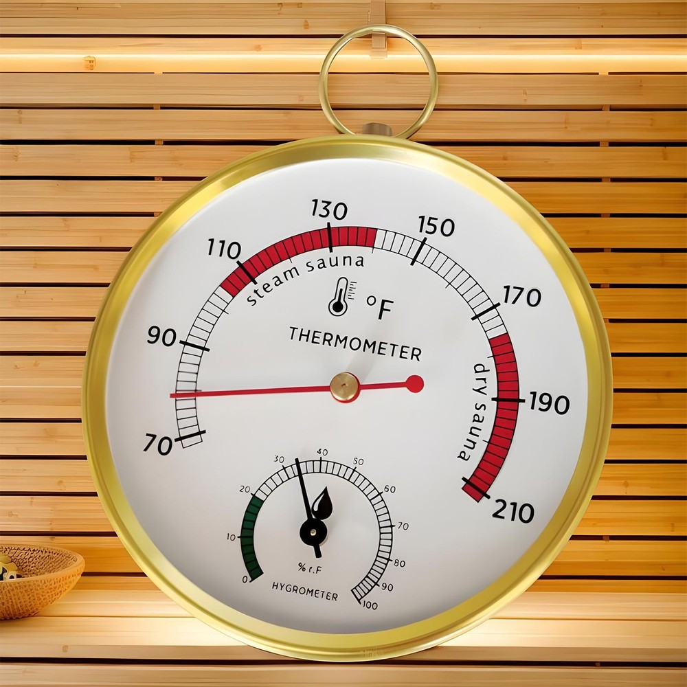 Sauna Temperature Gauge Portable Precise Heat-Resistant