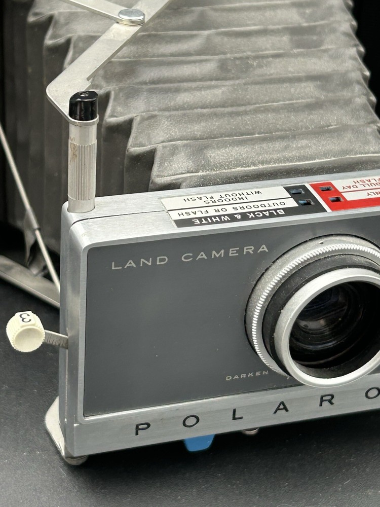 Vintage Polaroid Automatic 100 Land Camera w/ Manual UNTESTED Decor Prop