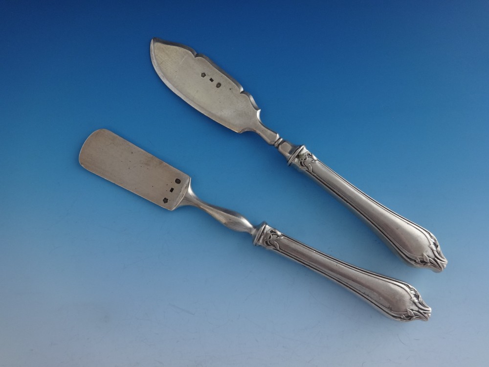 Austrian 800 Silver Flatware Set For 12 Service Massive 146 Pieces Beautiful!