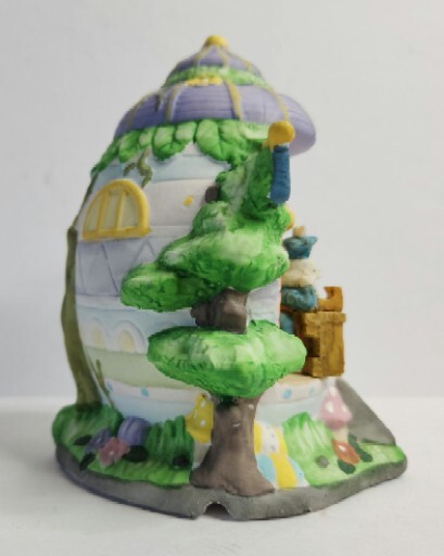 Vintage Easter Egg Porcelain Lighted Dwelling Bakery