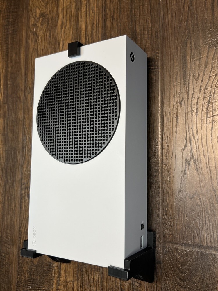 Xbox Series S Wall mount bracket with 2 controller mounts Xbox console Gaming