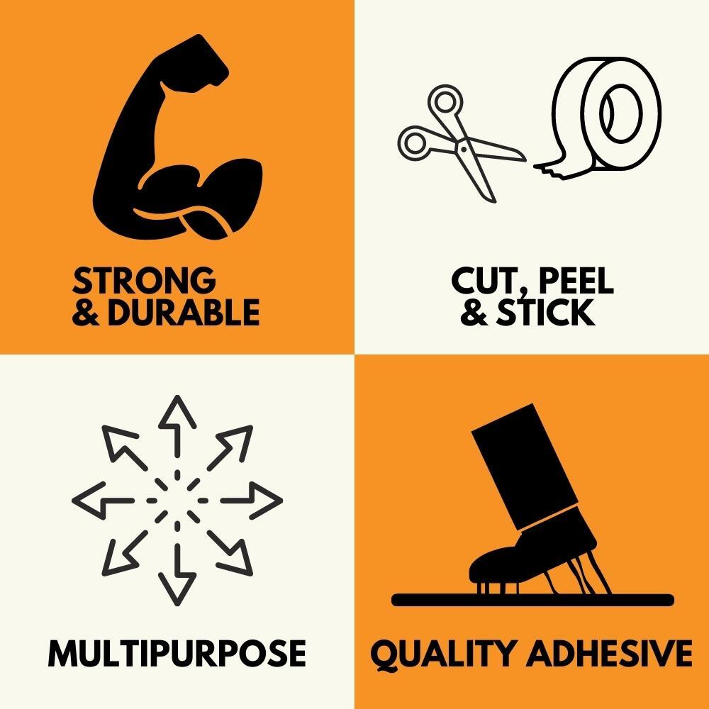 General Purpose Utility Grade Masking Tape 4.3 Mil Thick Choose Your Size & Qty