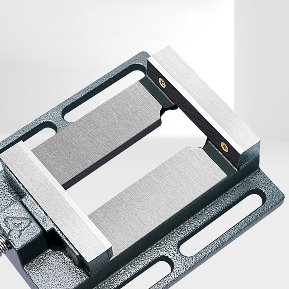 4inch Bench Pillar Clamp Jaw Vice Vise Drill Press Machine Work Heavy Duty