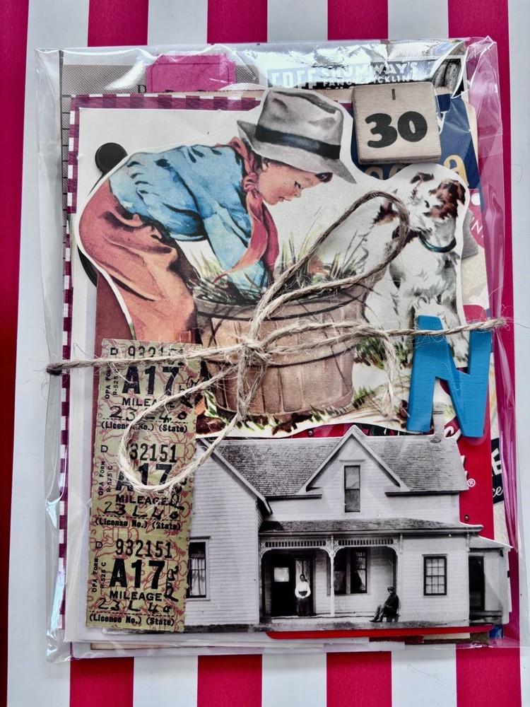 Nostalgic Vintage Mini Ephemera Pack, Junk Journaling, Scrapbooking ￼