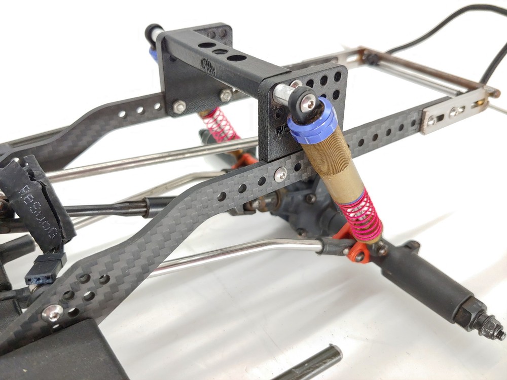 CUSTOM CLASS 2 ROCK CRAWLER 1/10 4X4 ROLLER SLIDER CHASSIS GARAGE HACK WERX KYOS