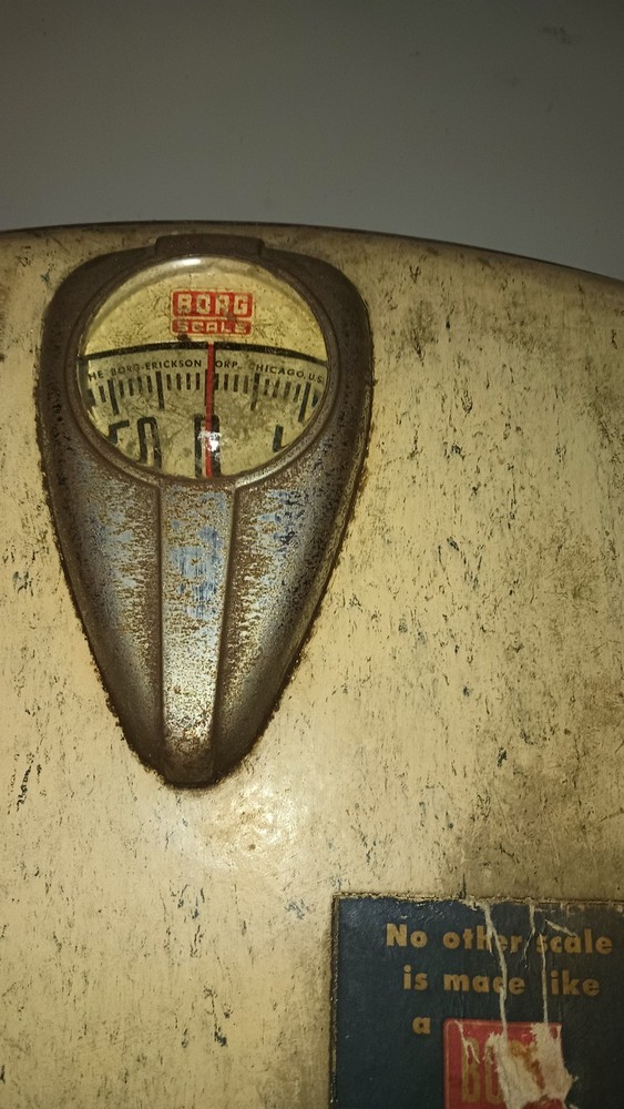 Vintage 1950's Borg Bathroom Scale