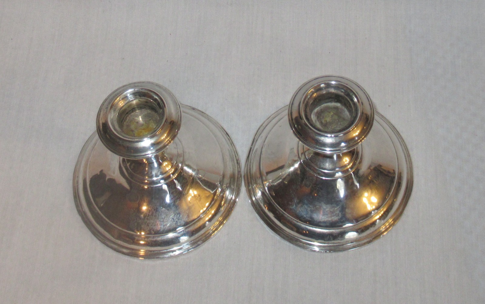 Vintage Sterling Silver Candlesticks. Unbranded. Beautiful!