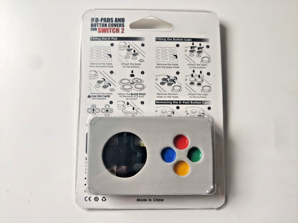 intendo Switch 2 Joy-Con Custom Mixed Color Button Set w/ D-Pad Replacement