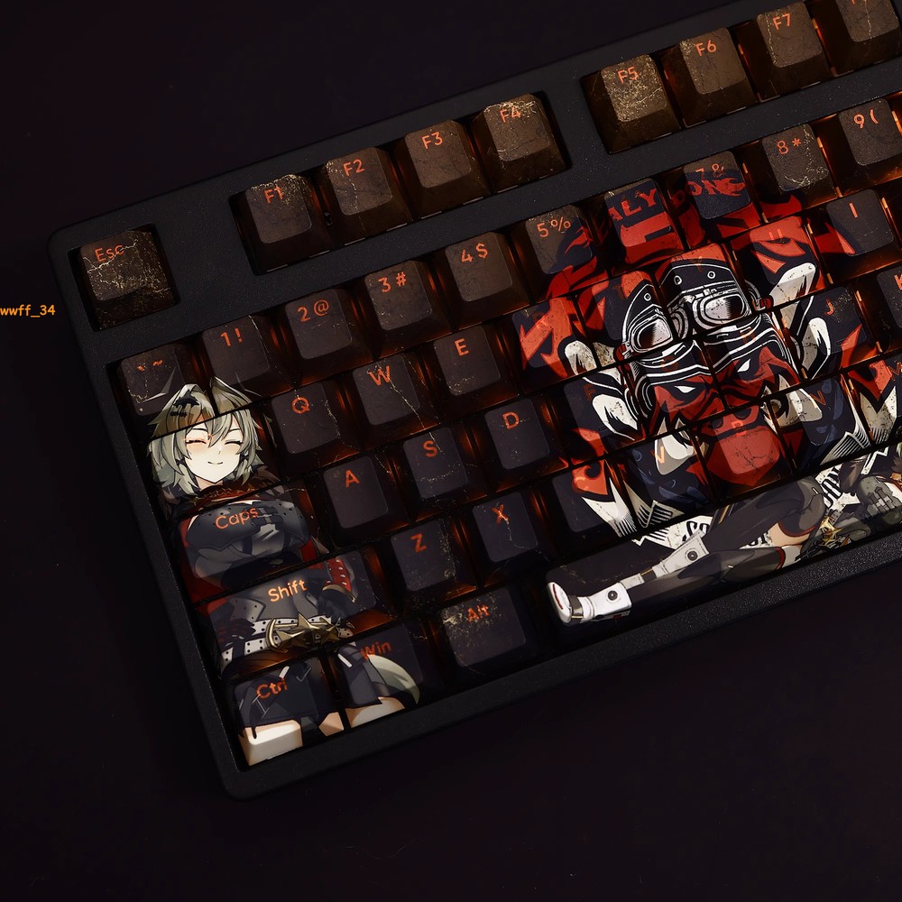 108 Keys Zenless Zone Zero Caesar King Keycap Button PBT Cherry MX Sublimation