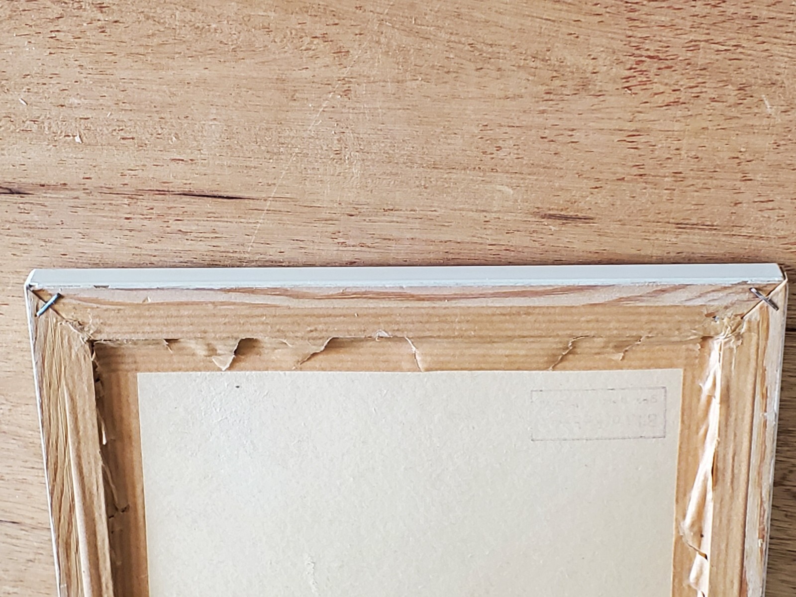 Mountain Scene Church Wall Art Hanging Decor Unsure Unusual Vintage Bamboo Inlay