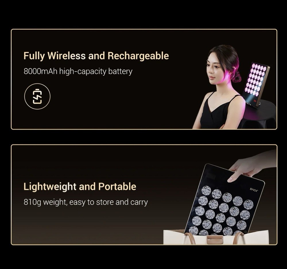 JOVS Alva Wireless LED Light Therapy Device