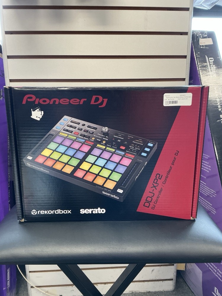 Pioneer DJ DDJ-XP2 rekordbox & Serato DJ DVS Performance Pad Surface Controller