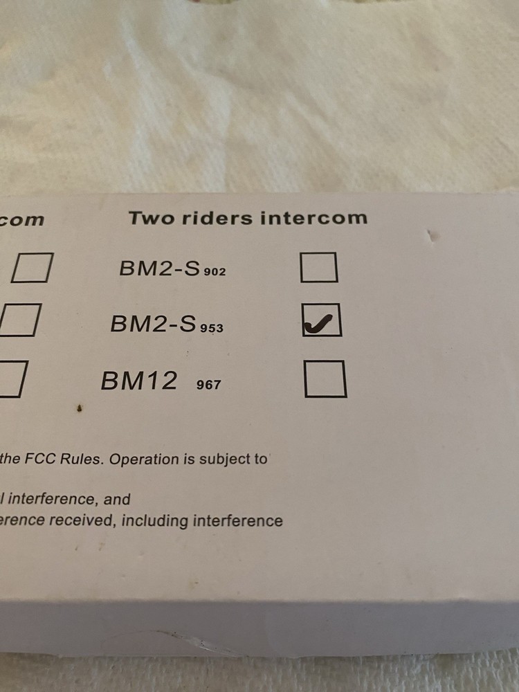 Motorcycle Helmet Bluetooth Built In BM2-S 2-Way Intercom Communication Set