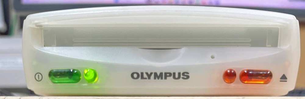 OLYMPUS Mini MO Drive 640MB MO643U1 Optical Disk Drive Tested
