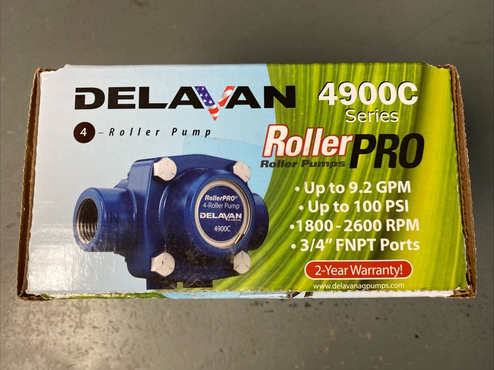Delavan 4900C 150 PSI Cast Iron Roller Pump