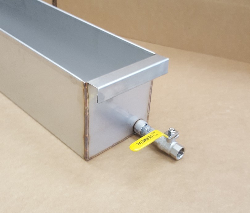 Stainless Steel Parkerizing Blueing tank, gunsmith 40"x6"x6" 20 gauge 304