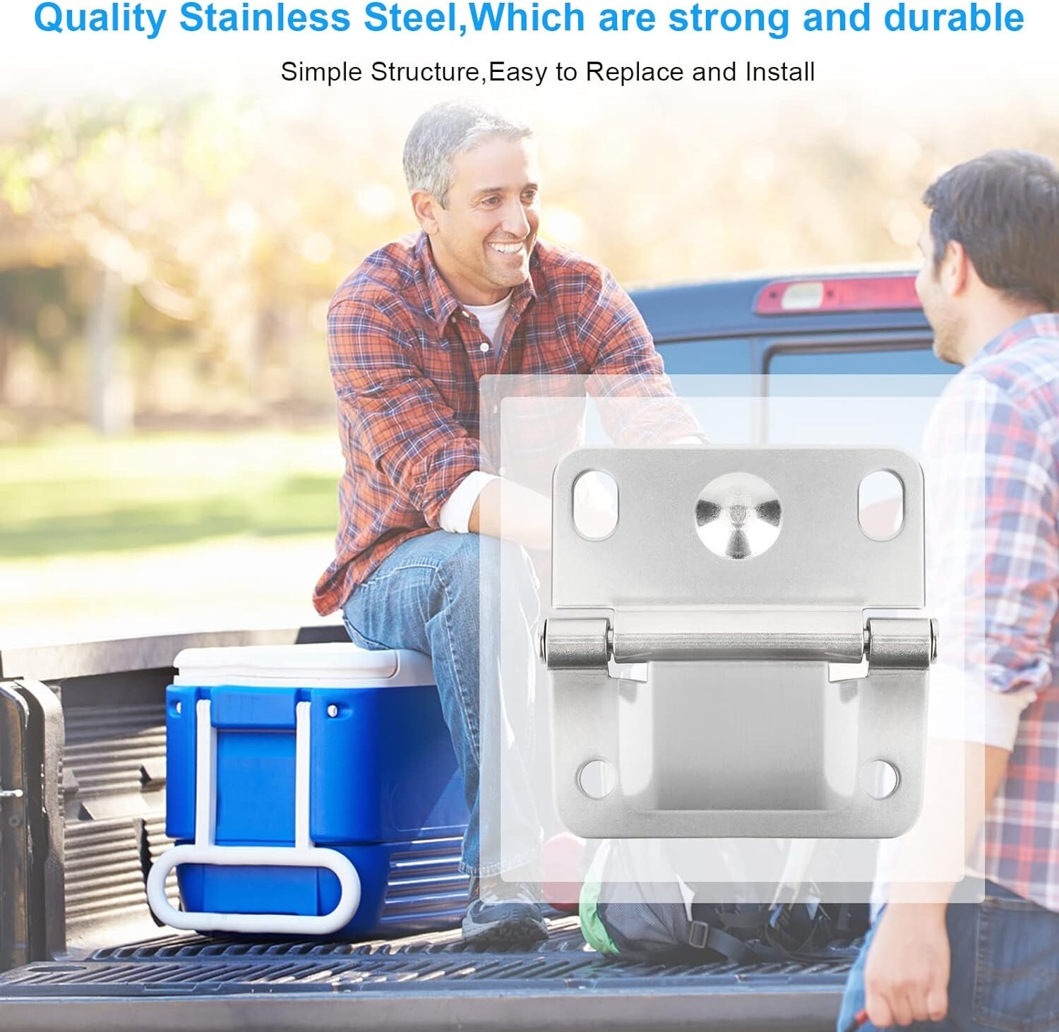 2PC/SET Replacement Coleman Cooler Hinges For Cooler Stainless Steel Hinge Parts