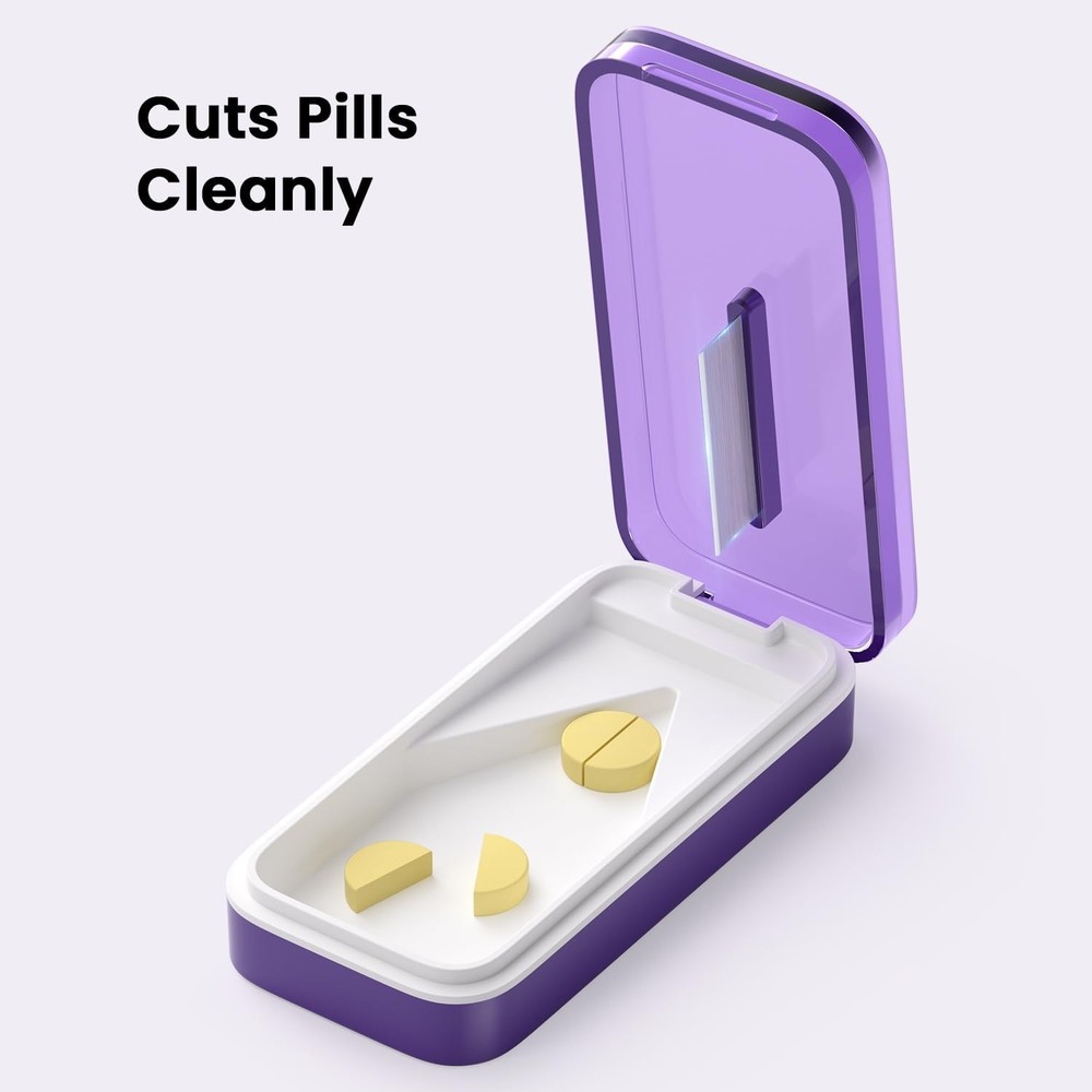 Large or Small Pills,Pill Splitters Cutting Multiple Pills/Supplement/Medication