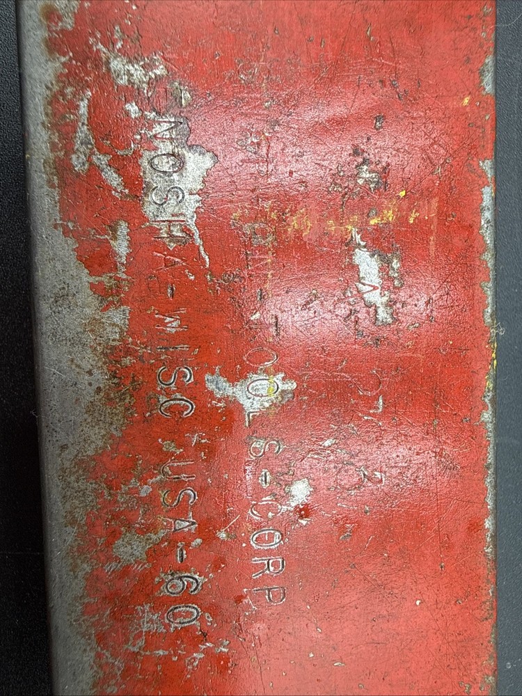 SNAP ON TOOLS KRA 222B Red Metal Tool Box 1/4" Drive - BOX ONLY date code 79