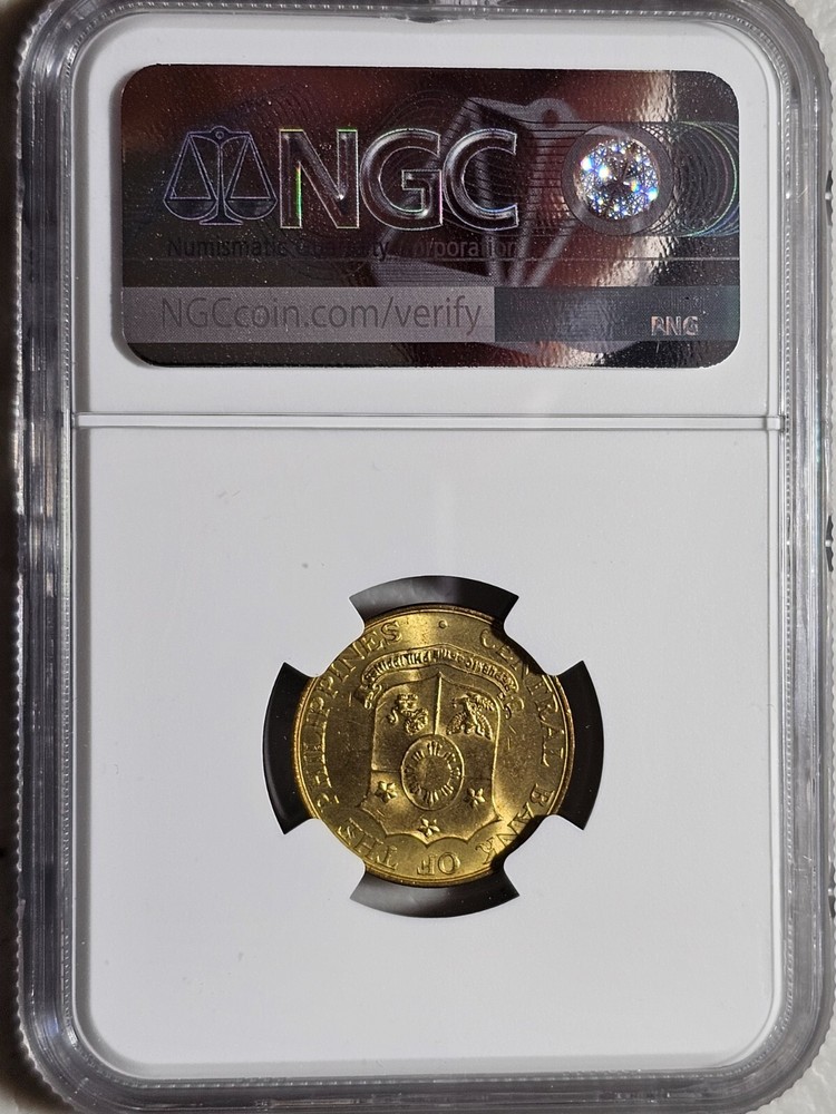 Philippines 5 Centavos 1964 NGC MS 63+