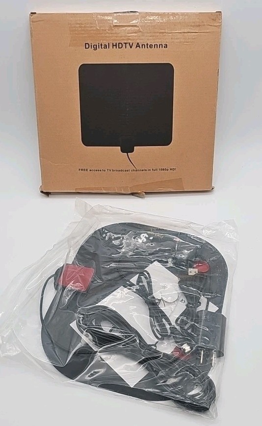 Miscellaneous Electronics Lot - Philips Remote, HDTV Antenna & More