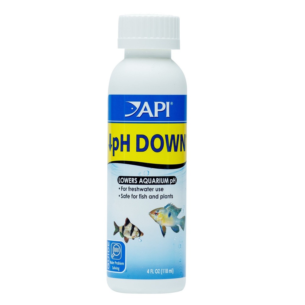 API pH DOWN Freshwater Aquarium Water Treatment 4 oz pH Reducing Solution
