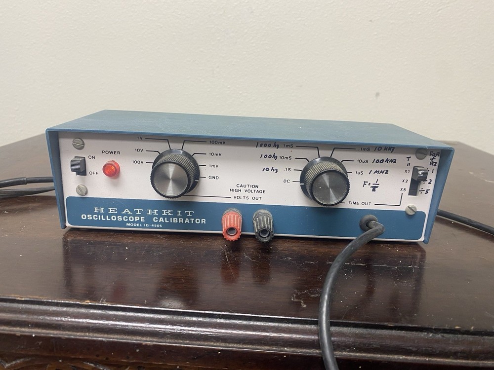 Heathkit Model IG-4505 Oscilloscope Calibrator - Tested And Working