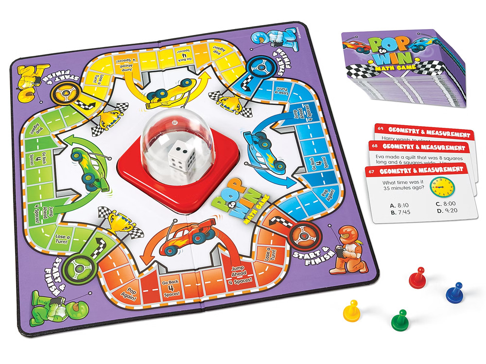 NEW Sealed Lakeshore Pop to Win! Math Game Grade 3 - 3rd Grade Learning Toy
