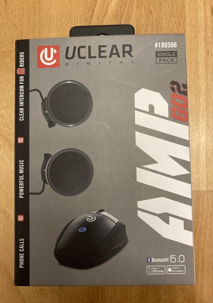 UClear HBC100 Plus Boomless Bluetooth Powersports Helmet Communicator