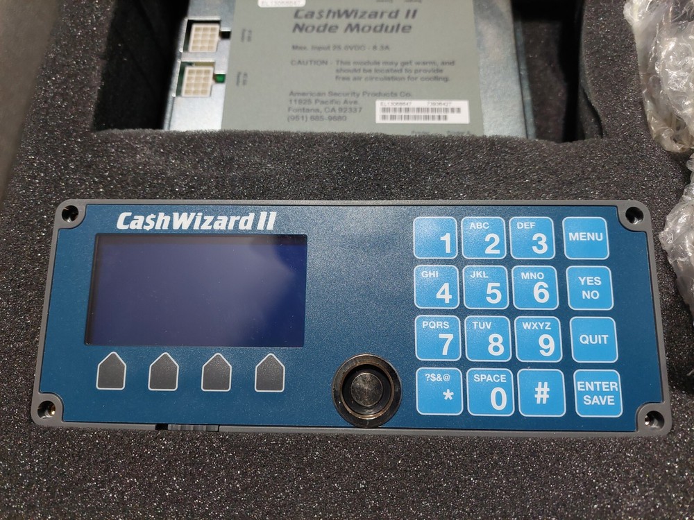 OEM Amsec CashWizard II Electronic Cash Safe Access Control System. Complete Kit