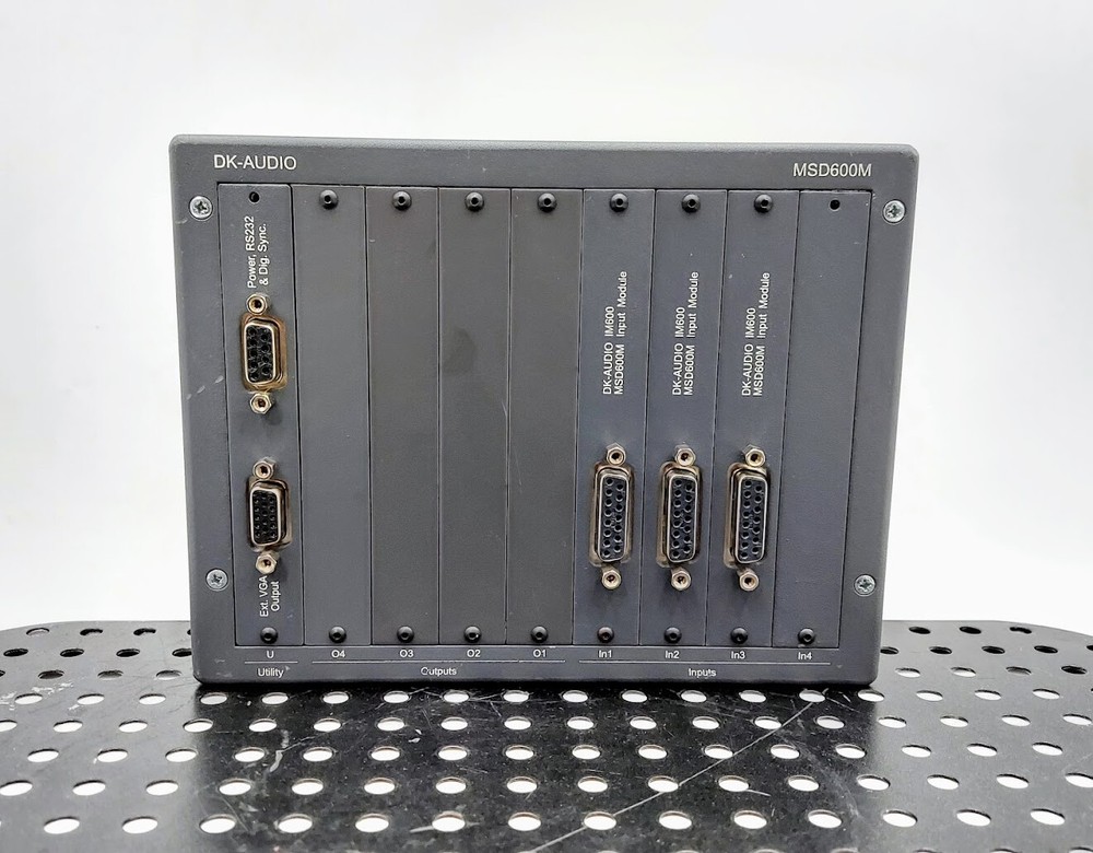 DK Audio MSD600M Surround Sound Meter w/4 IM600 Input Modules