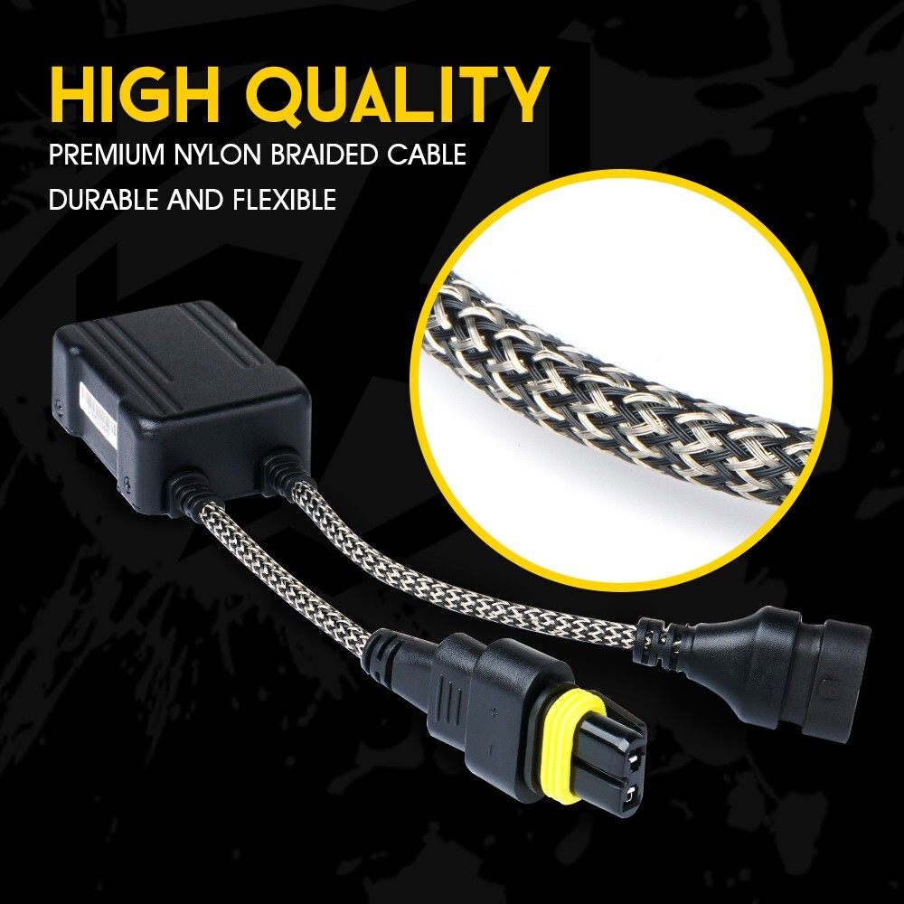 2x 9005/9006 LED Headlight Canbus Decoder Error Anti Flicker Resistor Canceller