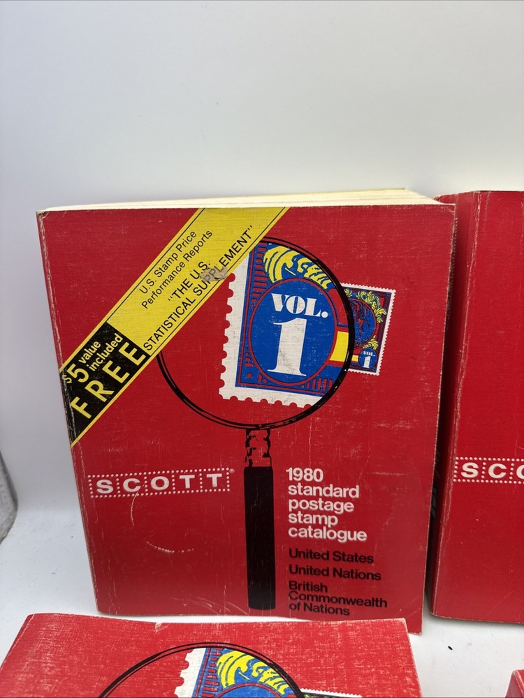 Scott 1980 Standard Postage Stamp Catalogue Vol 1-4 Complete Set