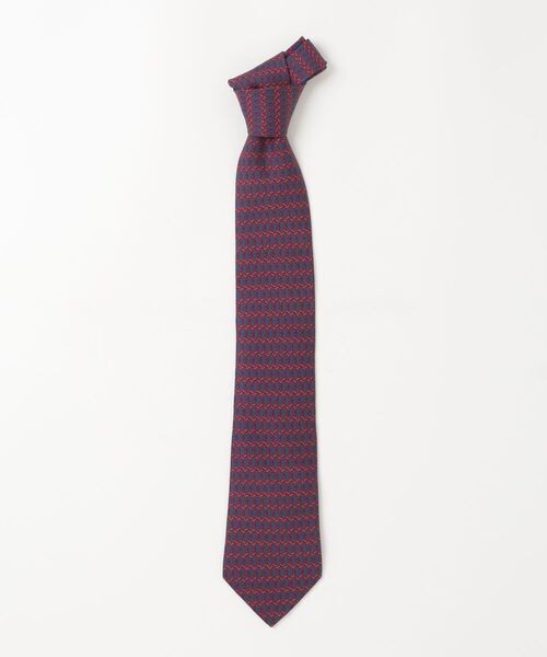 IDX 3 HERMES Tie Navy Men s