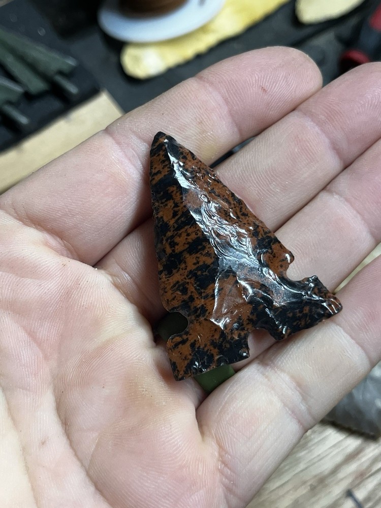 Arrowhead~mahogany Obsidian~USA MADE~