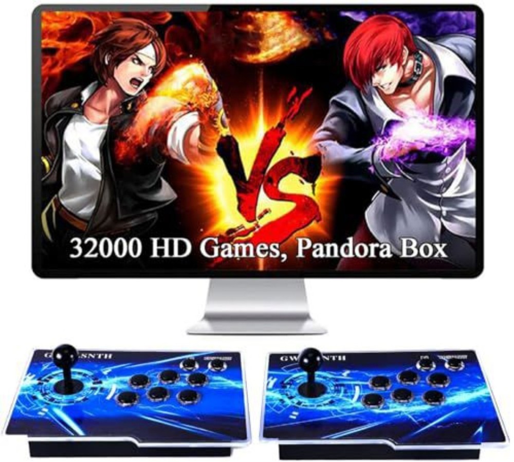GWALSNTH 32000 1 Pandora Box Arcade Game Console,1280X720,Two Separate joysticks