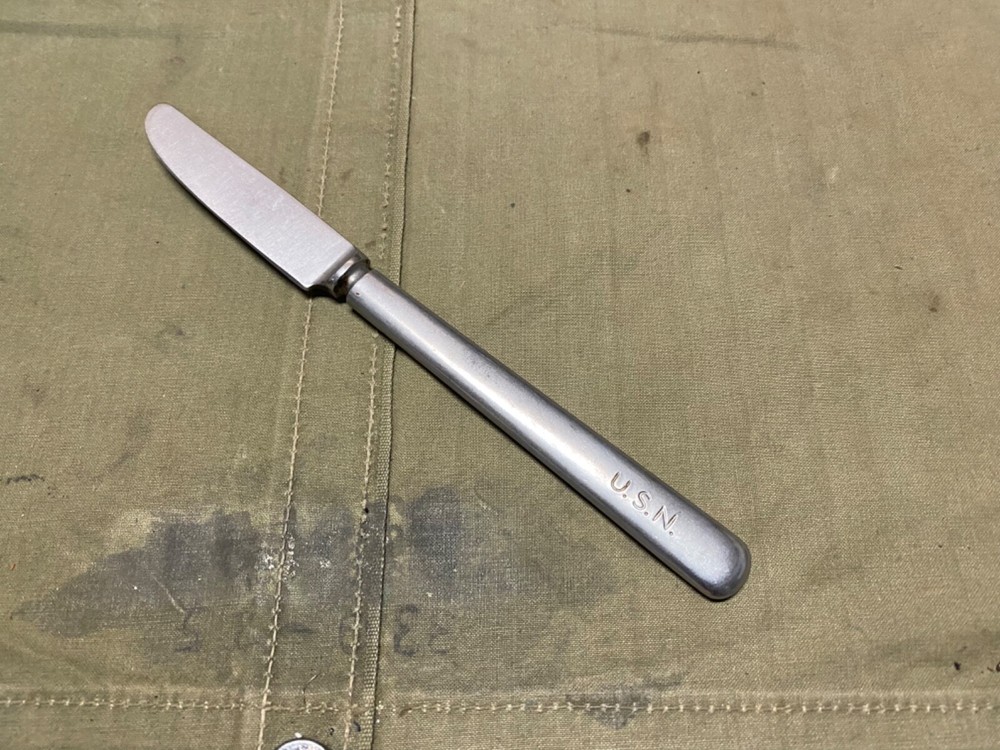 ORIGINAL WWII US NAVY USN MESS KIT KNIFE UTENSIL