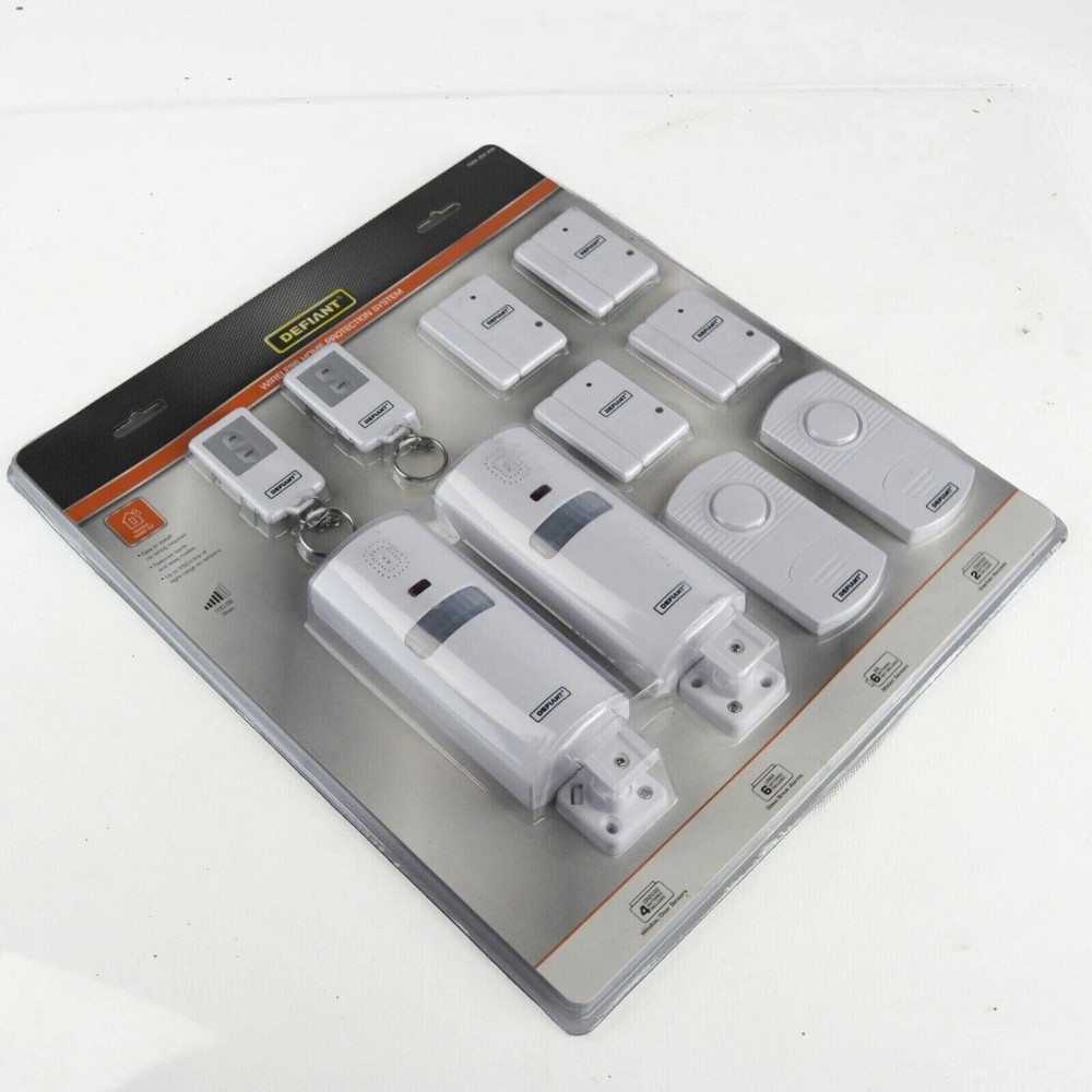 DEFIANT Wireless Home Security System 1004 353 430 Door & Window Easy Install
