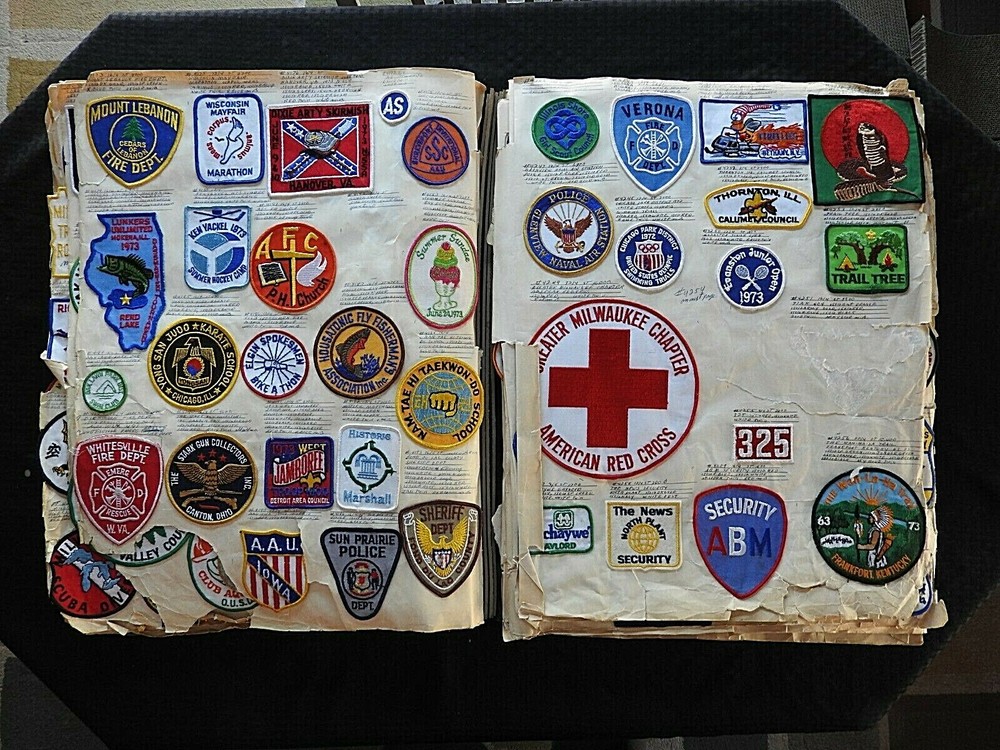 1972 NCHA "9th MICHIGAN FALL CAMPOUT" CHESANING MI JACKET SHOULDER PATCH