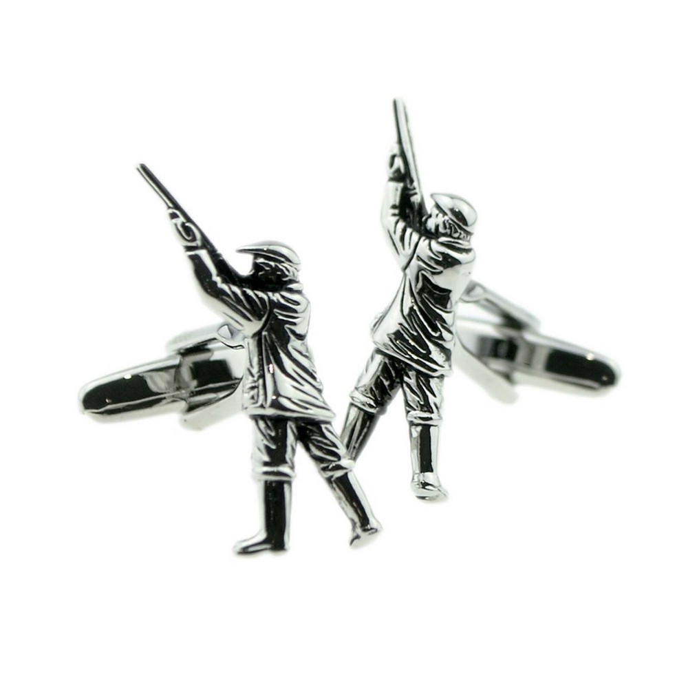 Gamekeeper Shooting Design Cufflinks Presented in a Box X2AJ806