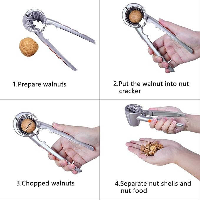 1PC Multi Function Walnut Cracker Cookie Nut Shell Nuts Cracking Tool Heavy Duty