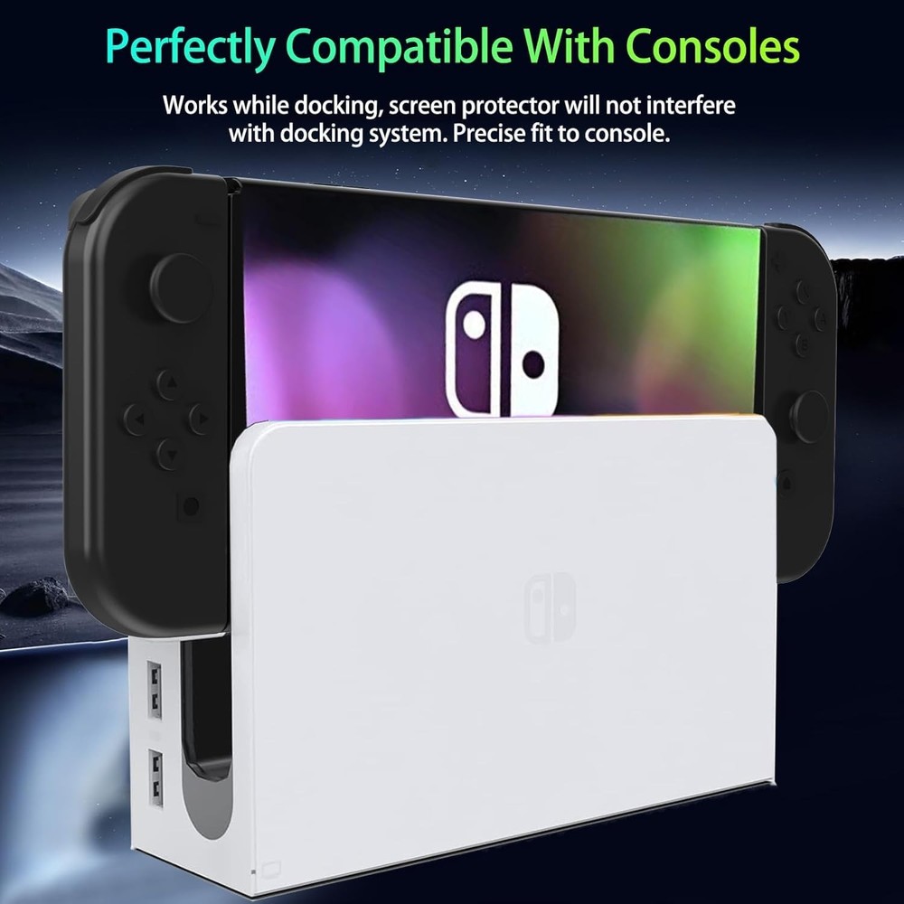 Ferilinso [Zero Bubble Install] 4 Pack Tempered Glass Screen Transparent